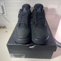 Retro 4 black cat 4s size 8