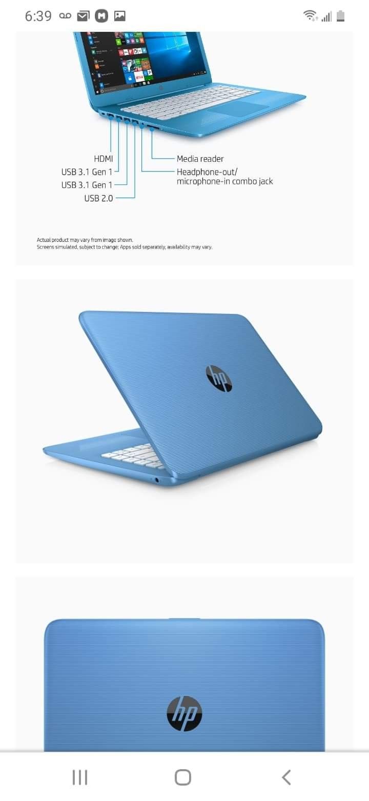 HP Stream Laptop for sale