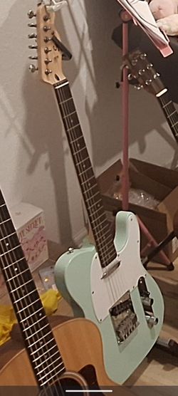 SQUIER Sonic Telecaster Laurel Fingerboard LIMITED-Edition Electric Guitar Surf Green