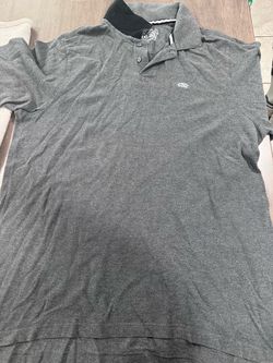 Men's Gray Polo Shirt XXL