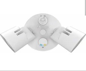 Lithionia Lighting Contractor Select HGX Adjustable Lumen and Color Temperature White Outdoor Integrated LED Flood Light with Photocell
