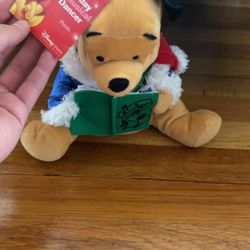 Disney Winnie the Pooh Christmas Singing Musical Plush Motionette