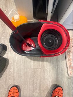 bucket and mop