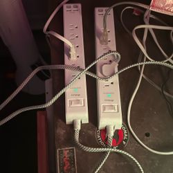 Surge Strip With USB AND C PORTS