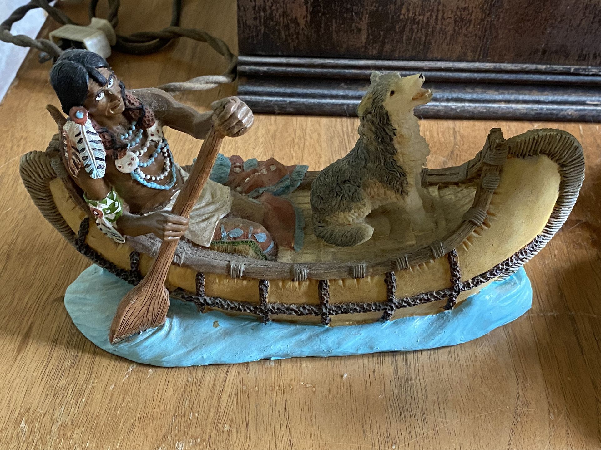 Native American Wind Chime And Figurines
