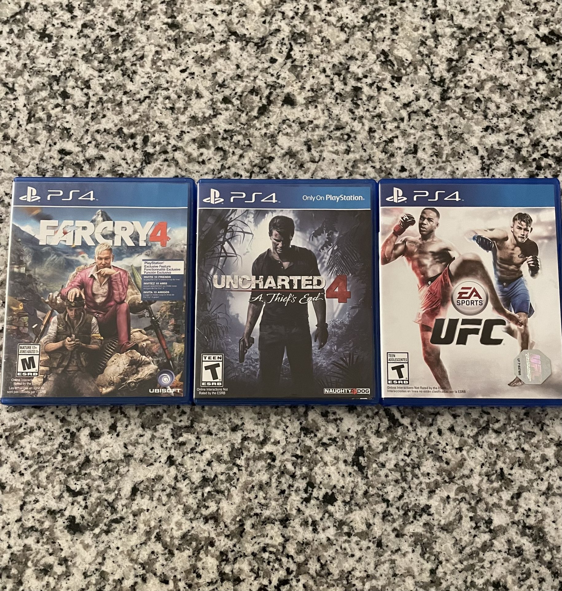 3 PS4 Disc Games