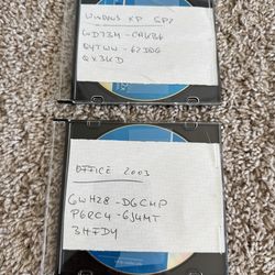 2 HP CD-R Discs – Windows XP SP2 & Office 2003