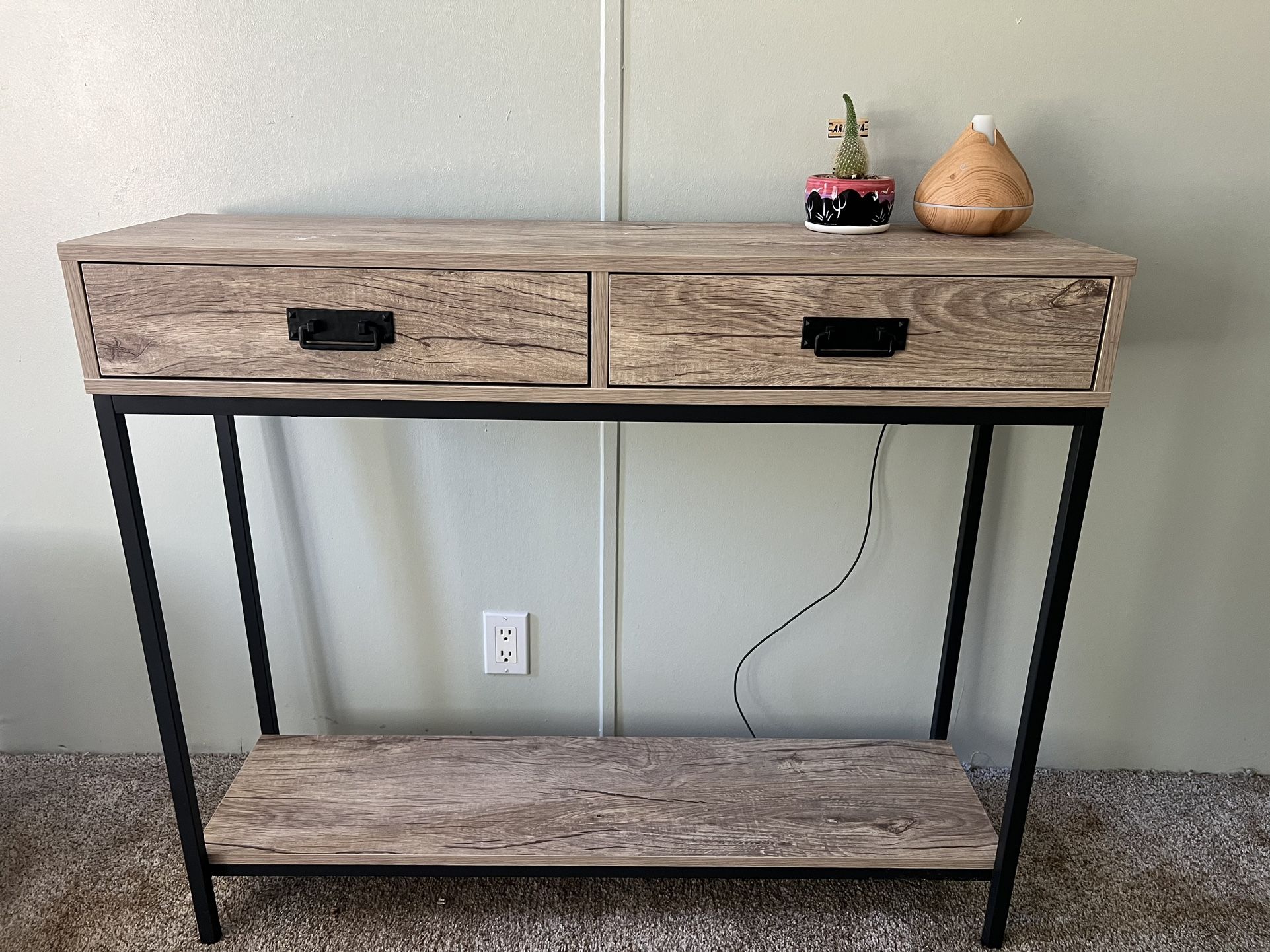 Console Table W Two Drawers