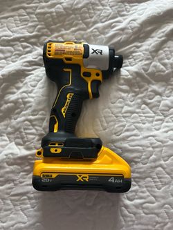 Dewalt impact drill and battery