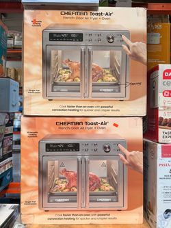 Chefman Toast-Air French-Door Air Fryer + Oven Brand New In Box