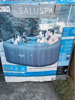 Best way saluspa 6 person hot tub brand new