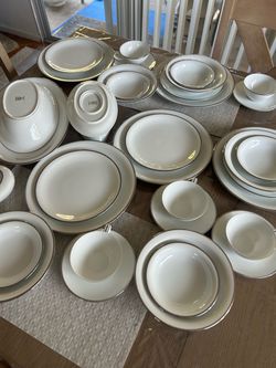 Vintage white china/dinnerware
