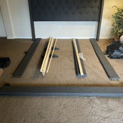 Black California King Headboard And Base