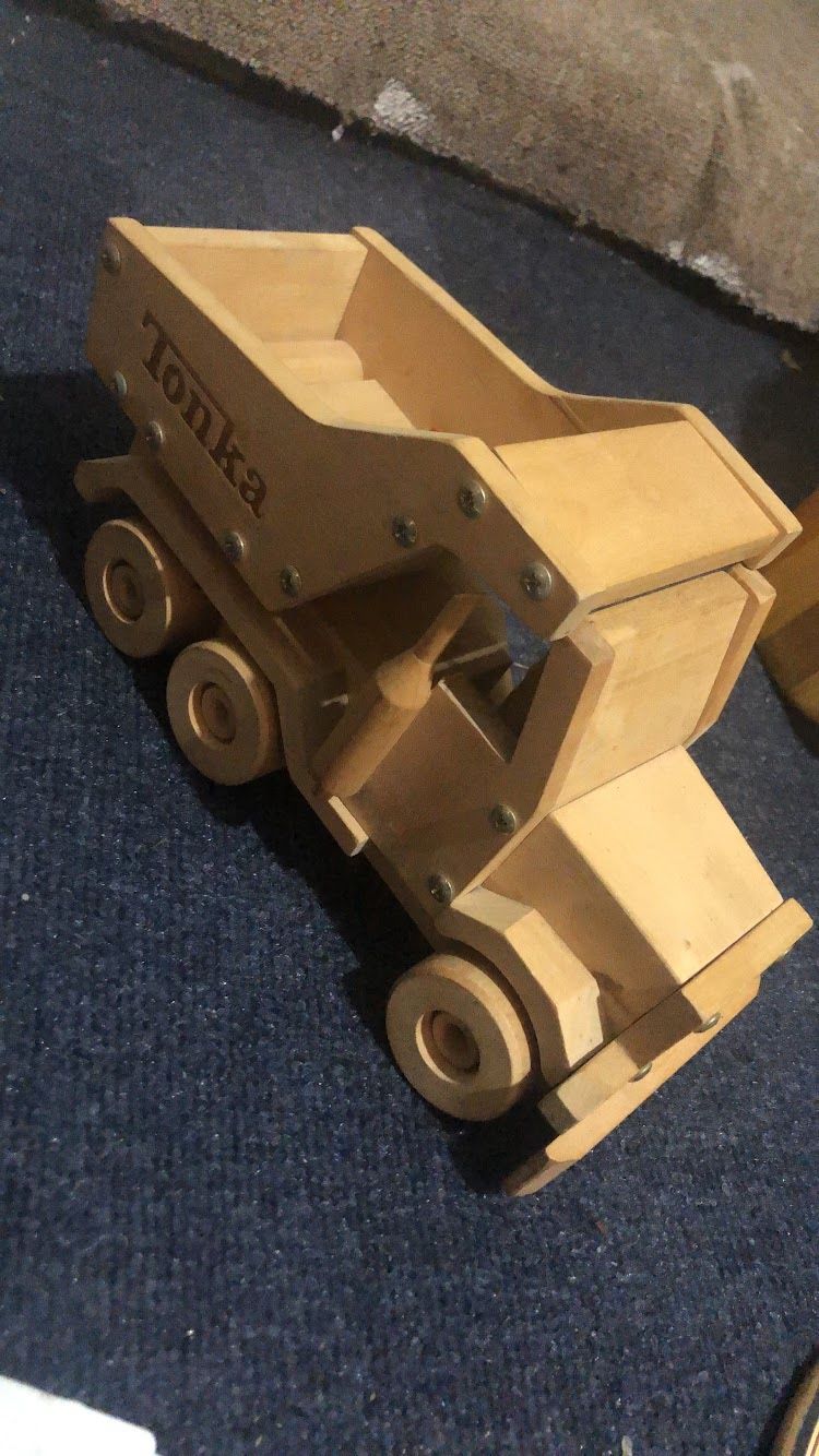 Wooden Tonka truck