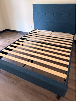 Zinus Upholstered Platform Bed Frame