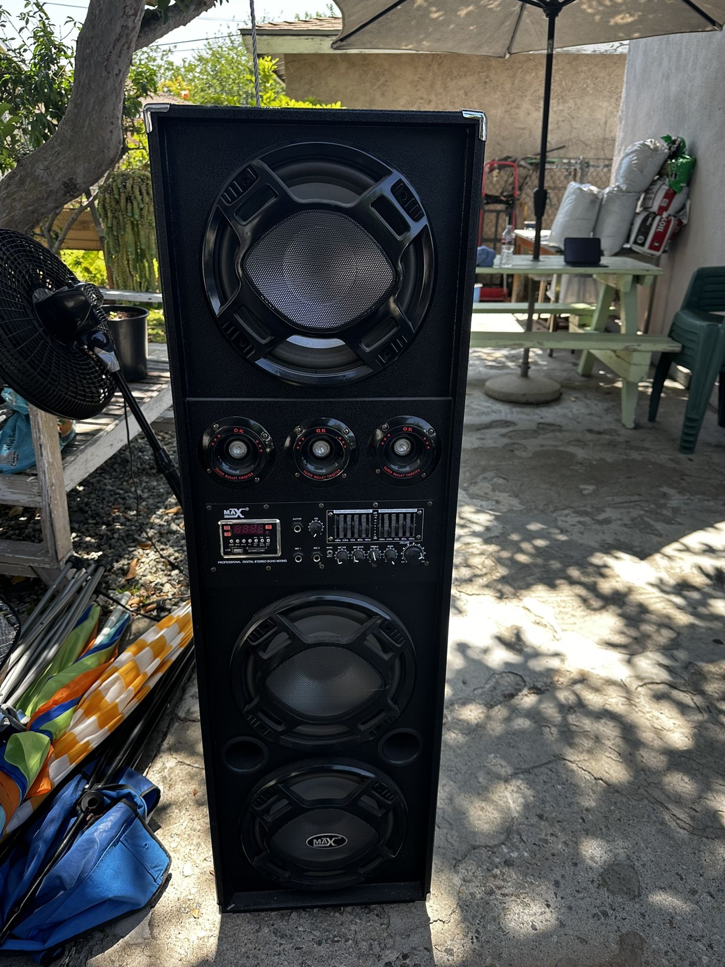 Powerful MXC Bluetooth Party Speaker – Loud & Clear Bass!
