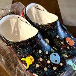 Pokemon Crocs Size 11M