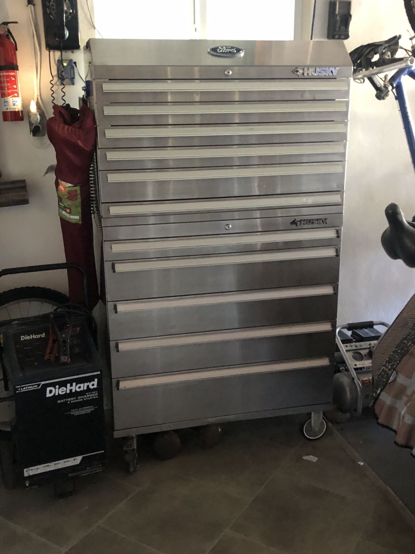 Husky 36” Stainless Steel Tool Box Combo