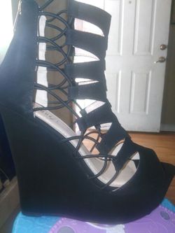Black heels