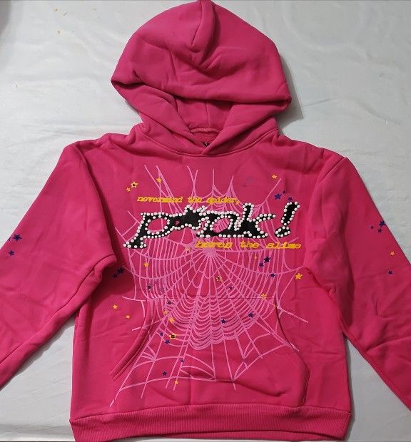Pink SP5DER P*NK Hoodie, M