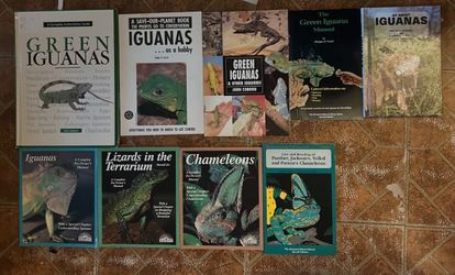 Set of lizard books sell