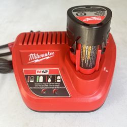 Milwaukee Charger and Battery
