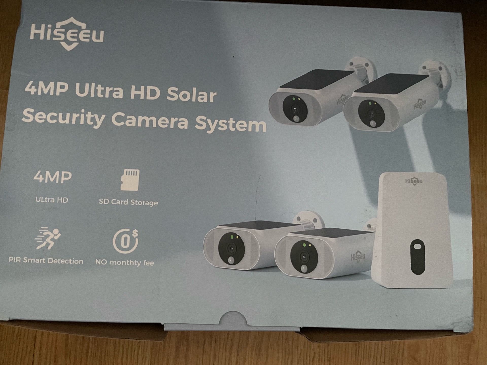 4 Count Security Cameras Brand New