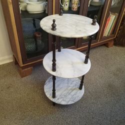 Marble Corner Table 