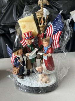 Patriotic Christmas Carolers