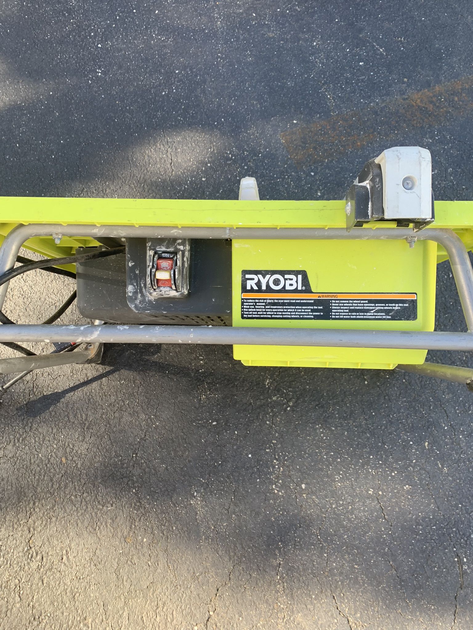 Tile Wet Saw Ryobi 7”