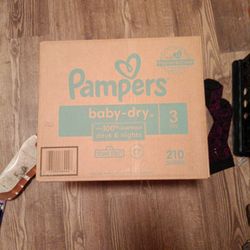 Pampers Seseme Street Baby Dry Size 3 Diapers 