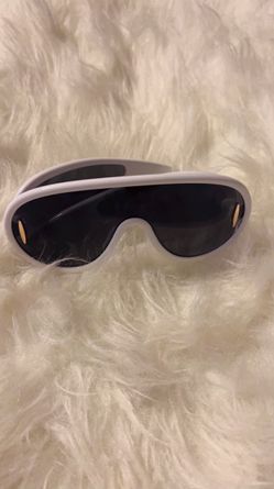 White Shades With Black Lenses 