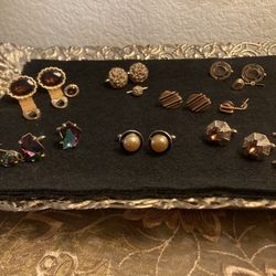 Vintage Cufflinks Set Collection ~Goldtone