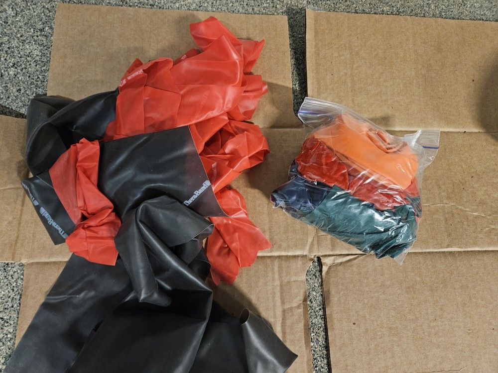 8 Assorted TheraBand Resistance Bands