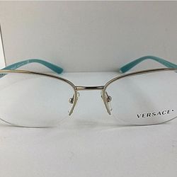Versace Mod.3012-B 54mm Semi-Rimless Gold Women's Eyeglasses Italy Case Included