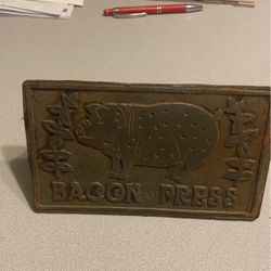 Antique  Bacon Press