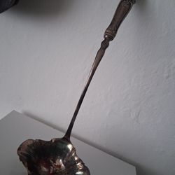 Vintage Web Sterling Handle Sheffield England Ladle Signed" Web Sterling Handle"