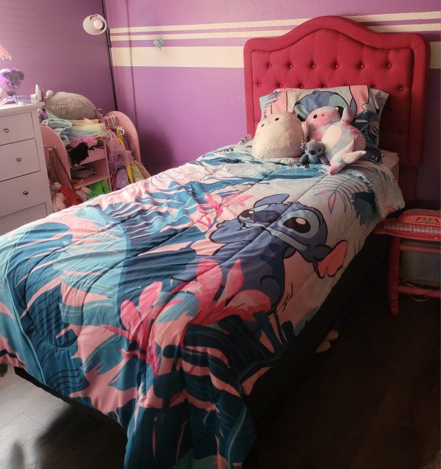 Pink Twin Size Bed