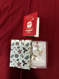 christmas earrings