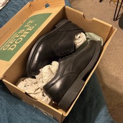 Dunham Extra Wide Oxford Work Shoes 10.5 4E