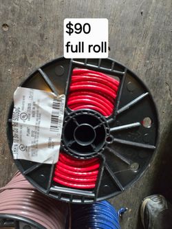 Copper wire #10 stranded THHN
RED
FULL ROLL-500 FEET