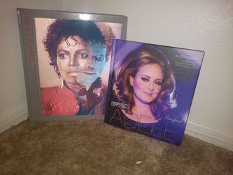 Michael Jackson and Adele Books