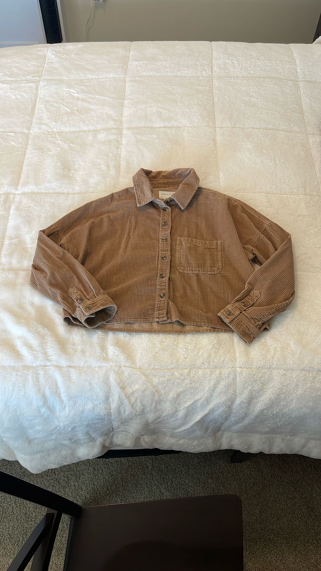 American Eagle Corduroy Cropped Jacket