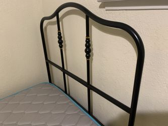 IKEA Black Twin Bed 
