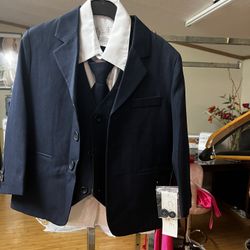 Kids Tuxedo Navy Blue Size 4