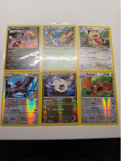 Pokemon Roaring Skies › 6 pokemon cards bundle