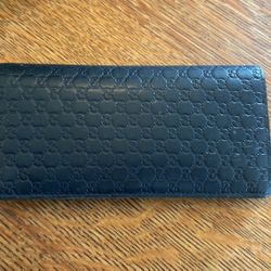 Navy Blue Gucci Wallet 