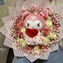 Kuromi Hello Kitty Bouquet / Ramo Buchon Graduation