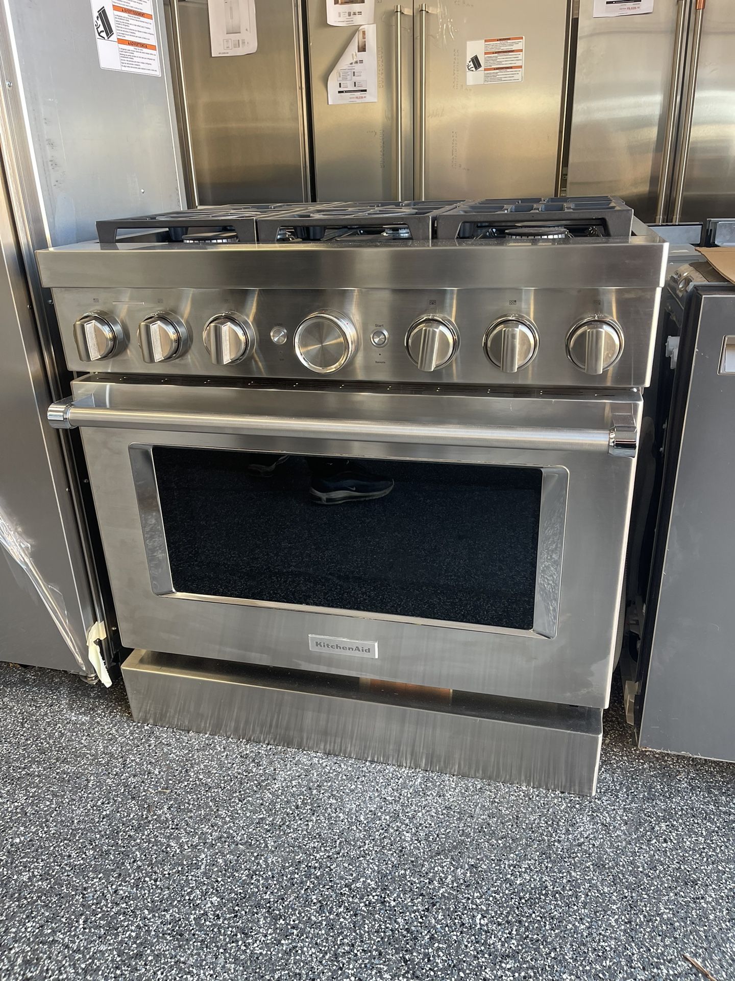 KitchenAid 36β Stainless Steel Range 6 Burner