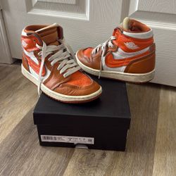 Women’s Size 6 Orange Jordan 1